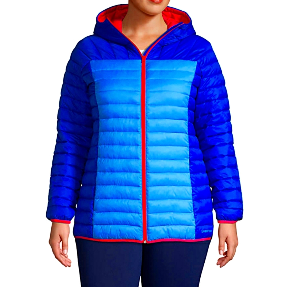 Women's Plus Size Recycled ThermoPlume Hooded Jacket